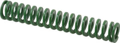 Dayton Lamina - 5/8" Hole Diam, 11/32" Rod Diam, 3-1/2" Free Length, Green Die Spring - 5.3 Lb Max Deflection, 1.4" Max Deflection, Light Duty, Chromium Vanadium Steel - A1 Tooling