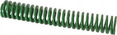 Dayton Lamina - 3/4" Hole Diam, 3/8" Rod Diam, 4-1/2" Free Length, Green Die Spring - 6 Lb Max Deflection, 1.8" Max Deflection, Light Duty, Chromium Vanadium Steel - A1 Tooling