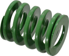 Dayton Lamina - 2" Hole Diam, 1" Rod Diam, 2-1/2" Free Length, Green Die Spring - 89.9 Lb Max Deflection, 1.01" Max Deflection, Light Duty, Chromium Vanadium Steel - A1 Tooling