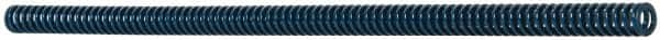 Dayton Lamina - 1/2" Hole Diam, 9/32" Rod Diam, 12" Free Length, Blue Die Spring - 1.24 Lb Max Deflection, 4.5" Max Deflection, Medium Duty, Chromium Vanadium Steel - A1 Tooling