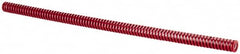 Dayton Lamina - 1/2" Hole Diam, 9/32" Rod Diam, 12" Free Length, Red Die Spring - 1.77 Lb Max Deflection, 3.6" Max Deflection, Heavy Duty, Chromium Vanadium Steel - A1 Tooling