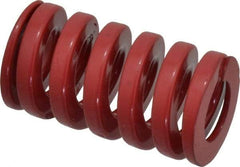 Dayton Lamina - 1" Hole Diam, 1/2" Rod Diam, 1-3/4" Free Length, Red Die Spring - 109 Lb Max Deflection, 0.52" Max Deflection, Heavy Duty, Chromium Vanadium Steel - A1 Tooling