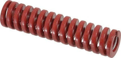 Dayton Lamina - 1" Hole Diam, 1/2" Rod Diam, 4" Free Length, Red Die Spring - 41.8 Lb Max Deflection, 1.2" Max Deflection, Heavy Duty, Chromium Vanadium Steel - A1 Tooling