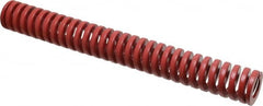 Dayton Lamina - 1" Hole Diam, 1/2" Rod Diam, 8" Free Length, Red Die Spring - 20.5 Lb Max Deflection, 2.4" Max Deflection, Heavy Duty, Chromium Vanadium Steel - A1 Tooling