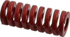 Dayton Lamina - 1-1/4" Hole Diam, 5/8" Rod Diam, 3" Free Length, Red Die Spring - 94.7 Lb Max Deflection, 0.9" Max Deflection, Heavy Duty, Chromium Vanadium Steel - A1 Tooling