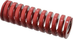 Dayton Lamina - 1-1/2" Hole Diam, 3/4" Rod Diam, 4-1/2" Free Length, Red Die Spring - 80.4 Lb Max Deflection, 1.35" Max Deflection, Heavy Duty, Chromium Vanadium Steel - A1 Tooling