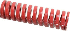 Dayton Lamina - 1-1/2" Hole Diam, 3/4" Rod Diam, 5" Free Length, Red Die Spring - 71.5 Lb Max Deflection, 1.5" Max Deflection, Heavy Duty, Chromium Vanadium Steel - A1 Tooling