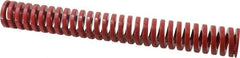 Dayton Lamina - 1-1/2" Hole Diam, 3/4" Rod Diam, 12" Free Length, Red Die Spring - 28.7 Lb Max Deflection, 3.6" Max Deflection, Heavy Duty, Chromium Vanadium Steel - A1 Tooling