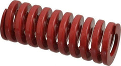 Dayton Lamina - 2" Hole Diam, 1" Rod Diam, 5" Free Length, Red Die Spring - 108 Lb Max Deflection, 1.5" Max Deflection, Heavy Duty, Chromium Vanadium Steel - A1 Tooling