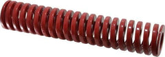 Dayton Lamina - 2" Hole Diam, 1" Rod Diam, 10" Free Length, Red Die Spring - 51.3 Lb Max Deflection, 3" Max Deflection, Heavy Duty, Chromium Vanadium Steel - A1 Tooling