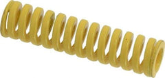 Dayton Lamina - 1/2" Hole Diam, 9/32" Rod Diam, 2" Free Length, Yellow Die Spring - 15.4 Lb Max Deflection, 0.5" Max Deflection, Extra Heavy Duty, Chromium Vanadium Steel - A1 Tooling