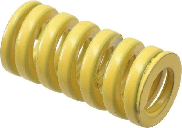 Dayton Lamina - 5/8" Hole Diam, 11/32" Rod Diam, 1-1/4" Free Length, Yellow Die Spring - 53.7 Lb Max Deflection, 0.31" Max Deflection, Extra Heavy Duty, Chromium Vanadium Steel - A1 Tooling