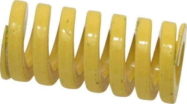 Dayton Lamina - 1" Hole Diam, 1/2" Rod Diam, 2" Free Length, Yellow Die Spring - 113 Lb Max Deflection, 0.5" Max Deflection, Extra Heavy Duty, Chromium Vanadium Steel - A1 Tooling