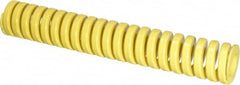 Dayton Lamina - 1" Hole Diam, 1/2" Rod Diam, 6" Free Length, Yellow Die Spring - 34.4 Lb Max Deflection, 1.5" Max Deflection, Extra Heavy Duty, Chromium Vanadium Steel - A1 Tooling