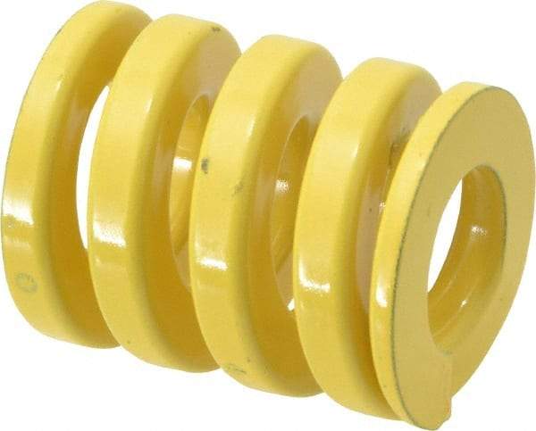 Dayton Lamina - 1-1/4" Hole Diam, 5/8" Rod Diam, 1-1/2" Free Length, Yellow Die Spring - 279 Lb Max Deflection, 0.37" Max Deflection, Extra Heavy Duty, Chromium Vanadium Steel - A1 Tooling