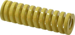 Dayton Lamina - 1-1/4" Hole Diam, 5/8" Rod Diam, 4" Free Length, Yellow Die Spring - 88.9 Lb Max Deflection, 1" Max Deflection, Extra Heavy Duty, Chromium Vanadium Steel - A1 Tooling