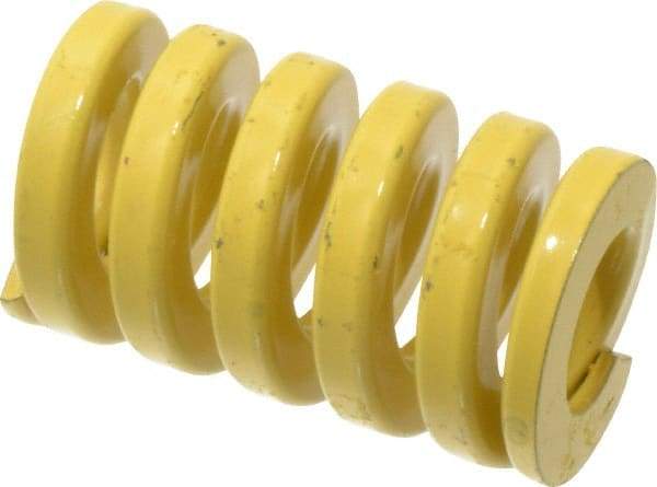 Dayton Lamina - 1-1/2" Hole Diam, 3/4" Rod Diam, 2-1/2" Free Length, Yellow Die Spring - 241 Lb Max Deflection, 0.63" Max Deflection, Extra Heavy Duty, Chromium Vanadium Steel - A1 Tooling