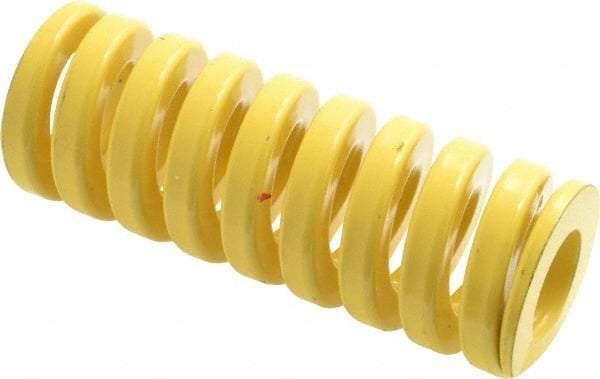 Dayton Lamina - 1-1/2" Hole Diam, 3/4" Rod Diam, 4" Free Length, Yellow Die Spring - 139 Lb Max Deflection, 1" Max Deflection, Extra Heavy Duty, Chromium Vanadium Steel - A1 Tooling