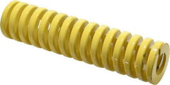 Dayton Lamina - 2" Hole Diam, 1" Rod Diam, 8" Free Length, Yellow Die Spring - 106 Lb Max Deflection, 2" Max Deflection, Extra Heavy Duty, Chromium Vanadium Steel - A1 Tooling