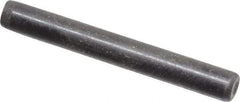 Holo-Krome - 1/8" Diam x 1" Pin Length Grade 8 Alloy Steel Standard Dowel Pin - Black Luster Finish, C 47-58 & C 60 (Surface) Hardness, 1 Beveled & 1 Rounded End - A1 Tooling