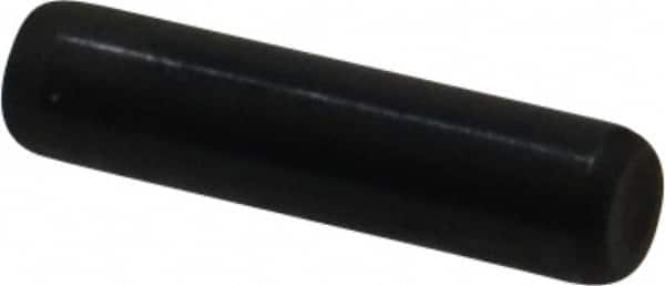 Holo-Krome - 3/16" Diam x 3/4" Pin Length Grade 8 Alloy Steel Standard Dowel Pin - Black Luster Finish, C 47-58 & C 60 (Surface) Hardness, 1 Beveled & 1 Rounded End - A1 Tooling