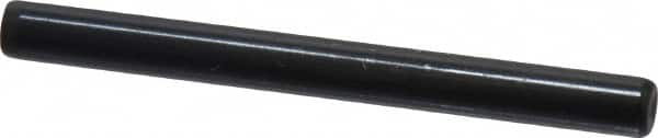 Holo-Krome - 3/16" Diam x 2" Pin Length Grade 8 Alloy Steel Standard Dowel Pin - Black Luster Finish, C 47-58 & C 60 (Surface) Hardness, 1 Beveled & 1 Rounded End - A1 Tooling