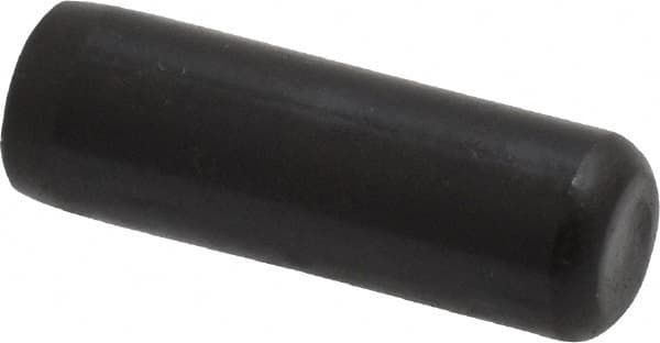 Holo-Krome - 1/4" Diam x 3/4" Pin Length Grade 8 Alloy Steel Standard Dowel Pin - Black Luster Finish, C 47-58 & C 60 (Surface) Hardness, 1 Beveled & 1 Rounded End - A1 Tooling