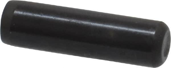 Holo-Krome - 1/4" Diam x 7/8" Pin Length Grade 8 Alloy Steel Standard Dowel Pin - Black Luster Finish, C 47-58 & C 60 (Surface) Hardness, 1 Beveled & 1 Rounded End - A1 Tooling