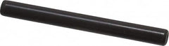 Holo-Krome - 1/4" Diam x 2-1/2" Pin Length Grade 8 Alloy Steel Standard Dowel Pin - Black Luster Finish, C 47-58 & C 60 (Surface) Hardness, 1 Beveled & 1 Rounded End - A1 Tooling