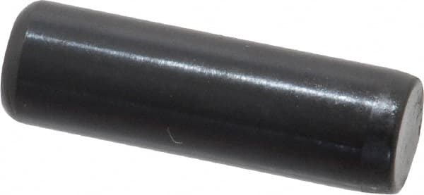 Holo-Krome - 5/16" Diam x 1" Pin Length Grade 8 Alloy Steel Standard Dowel Pin - Black Luster Finish, C 47-58 & C 60 (Surface) Hardness, 1 Beveled & 1 Rounded End - A1 Tooling