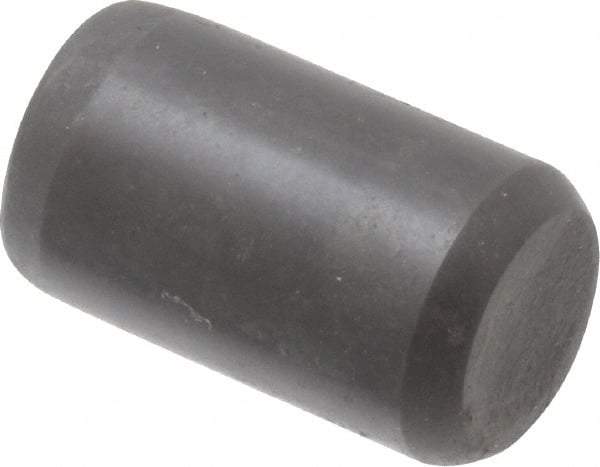 Holo-Krome - 3/8" Diam x 5/8" Pin Length Grade 8 Alloy Steel Standard Dowel Pin - Black Luster Finish, C 47-58 & C 60 (Surface) Hardness, 1 Beveled & 1 Rounded End - A1 Tooling