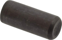 Holo-Krome - 3/8" Diam x 7/8" Pin Length Grade 8 Alloy Steel Standard Dowel Pin - Black Luster Finish, C 47-58 & C 60 (Surface) Hardness, 1 Beveled & 1 Rounded End - A1 Tooling