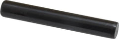 Holo-Krome - 3/8" Diam x 2-1/2" Pin Length Grade 8 Alloy Steel Standard Dowel Pin - Black Luster Finish, C 47-58 & C 60 (Surface) Hardness, 1 Beveled & 1 Rounded End - A1 Tooling