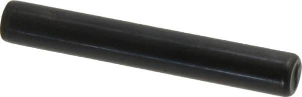 Holo-Krome - 7/16" Diam x 3" Pin Length Grade 8 Alloy Steel Standard Dowel Pin - Black Luster Finish, C 47-58 & C 60 (Surface) Hardness, 1 Beveled & 1 Rounded End - A1 Tooling