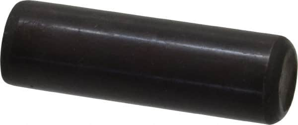 Holo-Krome - 5/8" Diam x 2" Pin Length Grade 8 Alloy Steel Standard Dowel Pin - Black Luster Finish, C 47-58 & C 60 (Surface) Hardness, 1 Beveled & 1 Rounded End - A1 Tooling