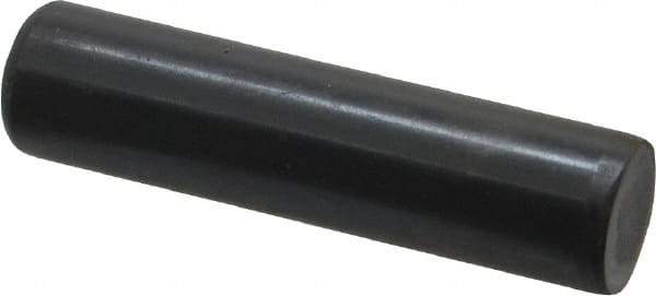 Holo-Krome - 5/8" Diam x 2-1/2" Pin Length Grade 8 Alloy Steel Standard Dowel Pin - Black Luster Finish, C 47-58 & C 60 (Surface) Hardness, 1 Beveled & 1 Rounded End - A1 Tooling