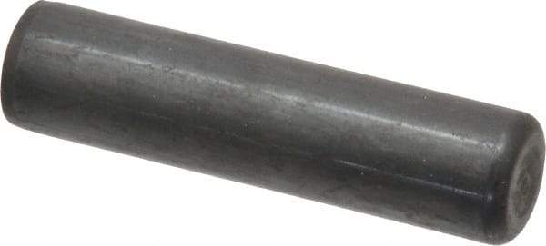 Holo-Krome - 3/4" Diam x 3" Pin Length Grade 8 Alloy Steel Standard Dowel Pin - Black Luster Finish, C 47-58 & C 60 (Surface) Hardness, 1 Beveled & 1 Rounded End - A1 Tooling