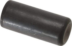 Holo-Krome - 7/8" Diam x 2" Pin Length Grade 8 Alloy Steel Standard Dowel Pin - Black Luster Finish, C 47-58 & C 60 (Surface) Hardness, 1 Beveled & 1 Rounded End - A1 Tooling