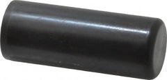 Holo-Krome - 1" Diam x 2-1/2" Pin Length Grade 8 Alloy Steel Standard Dowel Pin - Black Luster Finish, C 47-58 & C 60 (Surface) Hardness, 1 Beveled & 1 Rounded End - A1 Tooling