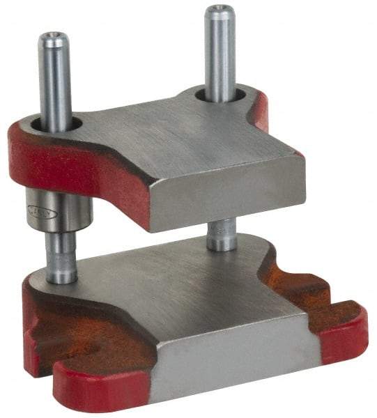 Anchor Danly - 5" Guide Post Length, 1" Die Holder Thickness, 5" Radius, Kick Press Semi Steel Die Set - 6" Overall Width x 4-11/16" Overall Depth - A1 Tooling