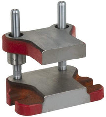 Anchor Danly - 5" Guide Post Length, 15/16" Die Holder Thickness, 6-3/4" Radius, Kick Press Semi Steel Die Set - 7-3/4" Overall Width x 5-5/16" Overall Depth - A1 Tooling