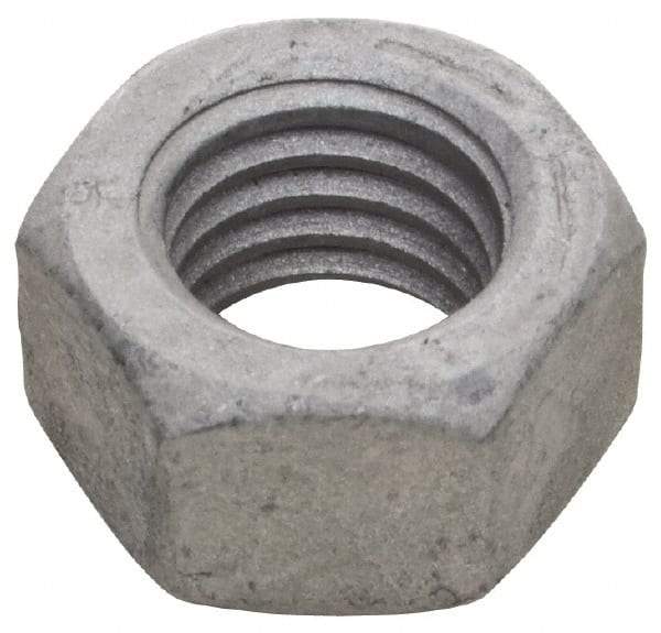 Armor Coat - 3/8-24 UNF Steel Right Hand Hex Nut - 9/16" Across Flats, 21/64" High, Armor Coat Finish - A1 Tooling