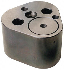 Dayton Lamina - 1/4" Shank Diam, 1-3/4" Base Length x 1.72" Base Width x 1-1/4" Base Height, 5/16-18 Thread, Alloy Steel Mold Punch Retainer - 1/8" Dowel Diam, 3/4" Length Between Dowel & Screw, 1-1/2" Thread Length, Ball Lock, Light Duty (LRT) Series - A1 Tooling