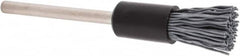 Weiler - 500 Grit, 5/16" Brush Diam, Crimped, End Brush - Super Fine Grade, 1/8" Diam Shank, 25,000 Max RPM - A1 Tooling