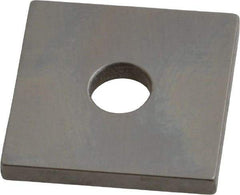 Mitutoyo - 0.115" Square Steel Gage Block - Accuracy Grade 0, Includes Certificate of Inspection - A1 Tooling