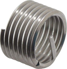 Heli-Coil - M14x1.50 Metric Fine, 14mm OAL, Free Running Helical Insert - 7-1/8 Free Coils, Tanged, 304 Stainless Steel, Bright Finish, 1D Insert Length - A1 Tooling