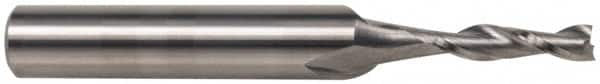 Onsrud - 5/16" Cutting Diam x 1-1/8" Length of Cut, 2 Flute, Upcut Spiral Router Bit - Uncoated, Left Hand Cut, Solid Carbide, 3" OAL x 1/2" Shank Diam, Double Edge, 30° Helix Angle - A1 Tooling