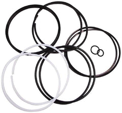 Parker - Buna Nitrile Accumulator Seal Kit - Includes V O-Ring Piston Seal, V O-Ring Backups, PTFE Glide Rings, O-Ring, O-Ring Backup, Gas Valve O-Ring, Use with 6 Inch Bore Piston Accumulator - A1 Tooling