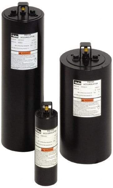 Parker - Piston Accumulators Fluid Capacity: 2-1/2 Gallon Fluid Capacity in Cubic Inches: 578 - A1 Tooling