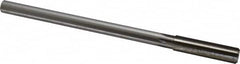 Made in USA - 0.508" High Speed Steel 6 Flute Chucking Reamer - Straight Flute, 0.4355" Straight Shank, 2" Flute Length, 8" OAL - A1 Tooling